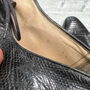 Traversi of Fratelli Dark Brown Lizard Skin Oxfords 9.5 D Traversi or Fratelli | Shoes | Traversi Of Fratelli Dark  main image 2